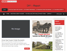 Tablet Screenshot of diyreport.com